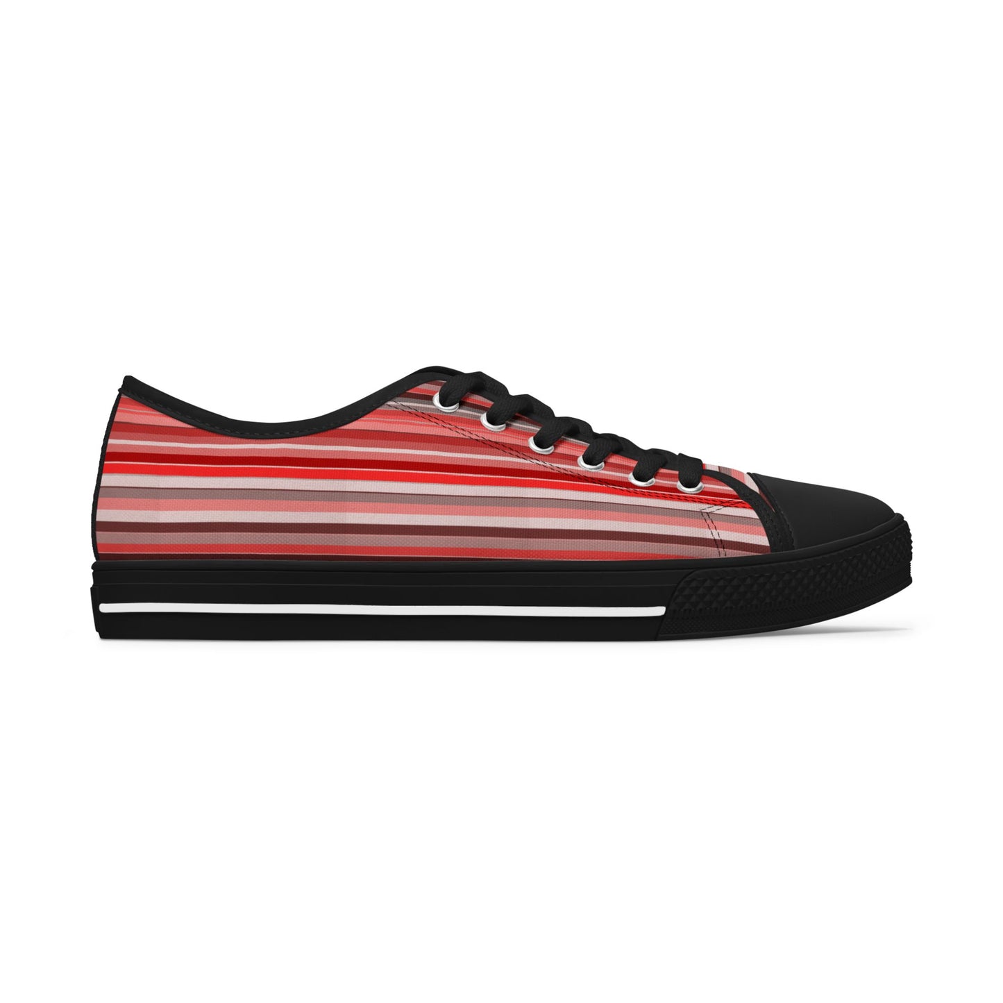 Women's Berry Stripe Low-Top Sneakers