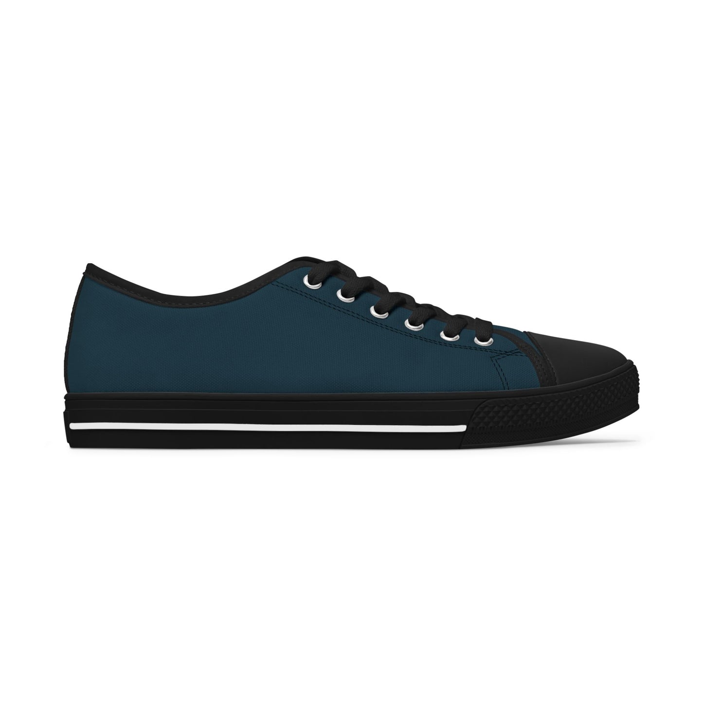 Women's Midnight Teal Low-Top Sneakers