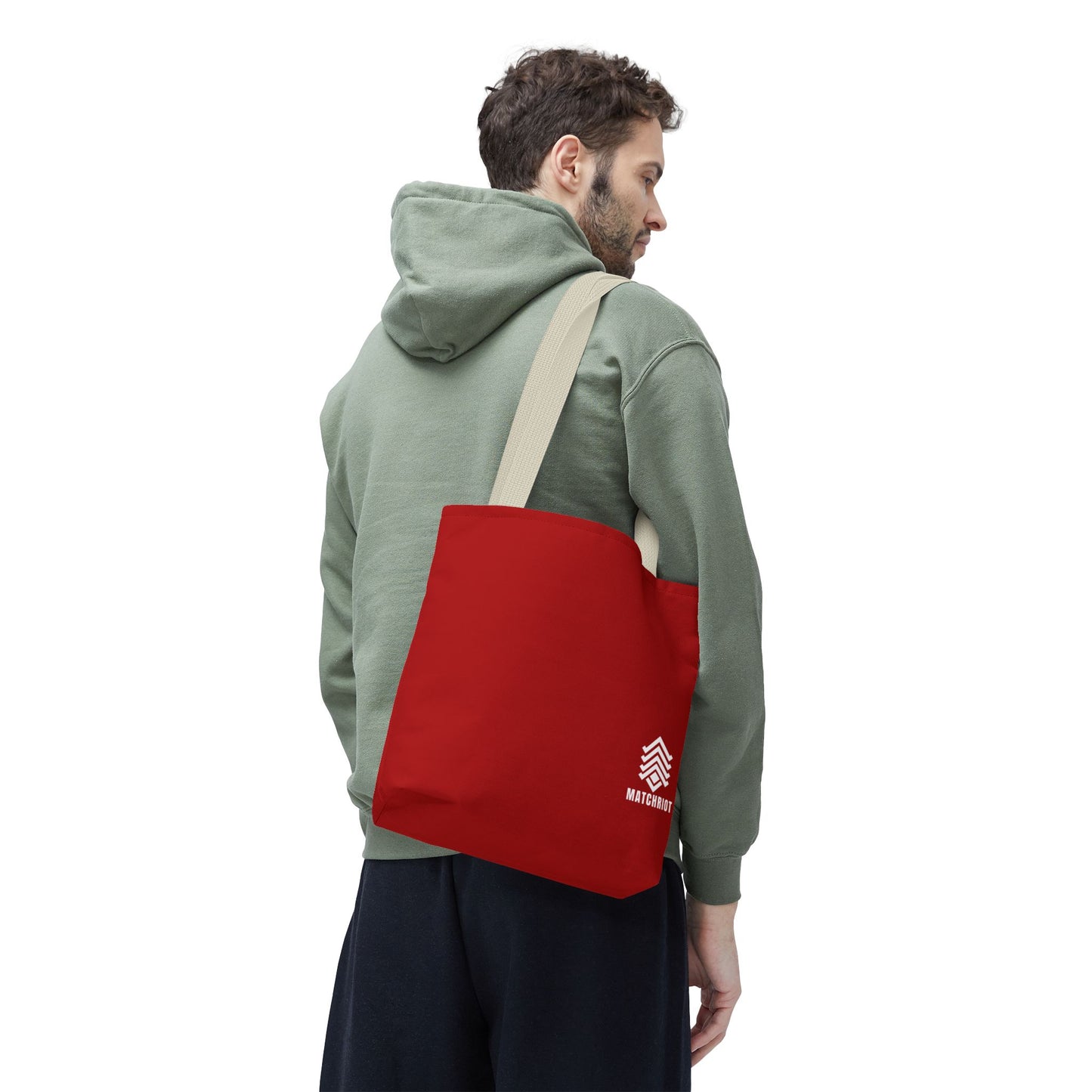 Signal Red Shoulder Tote