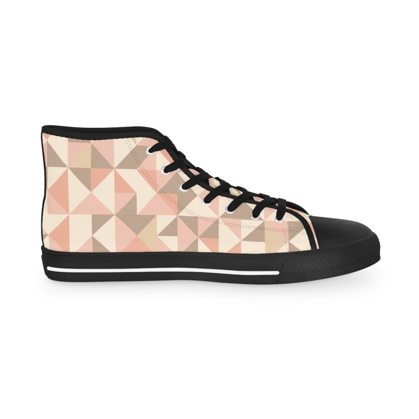 Men's Blush Mosaic High-Top Sneakers