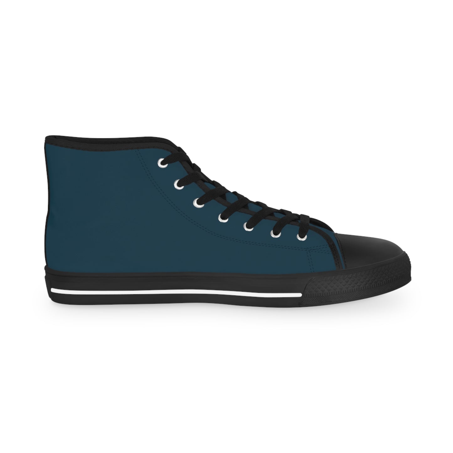 Men's Midnight Teal High-Top Sneakers