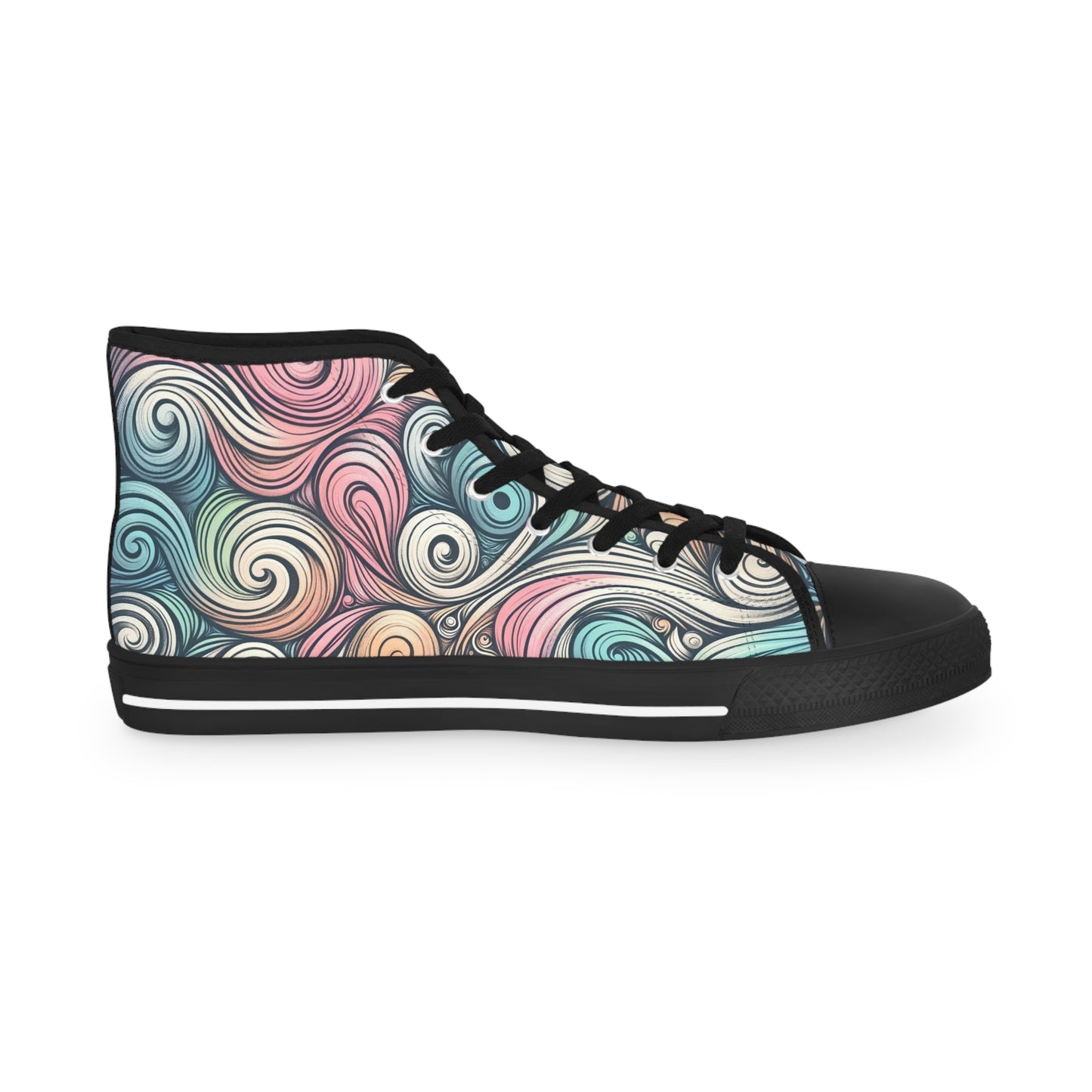 Men's Paste Swirl High-Top Sneakers