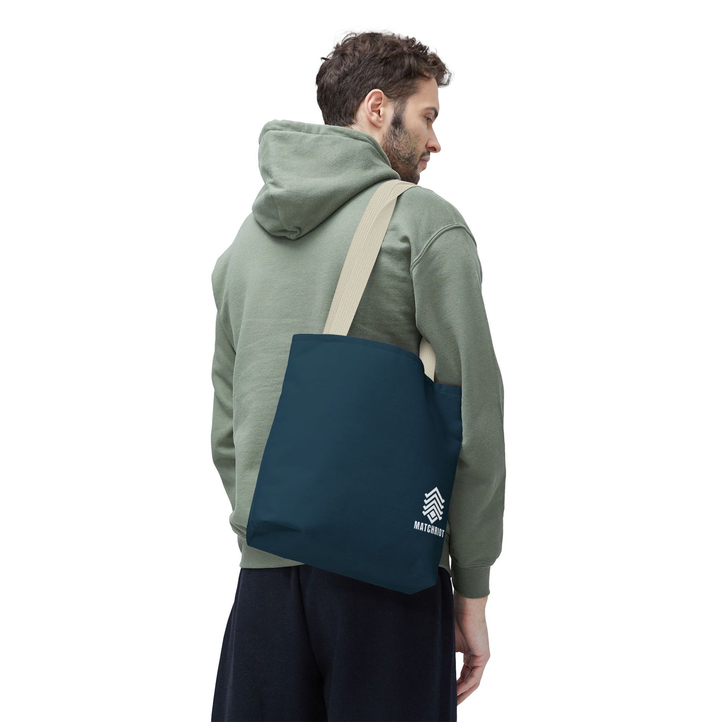 Midnight Teal Shoulder Tote