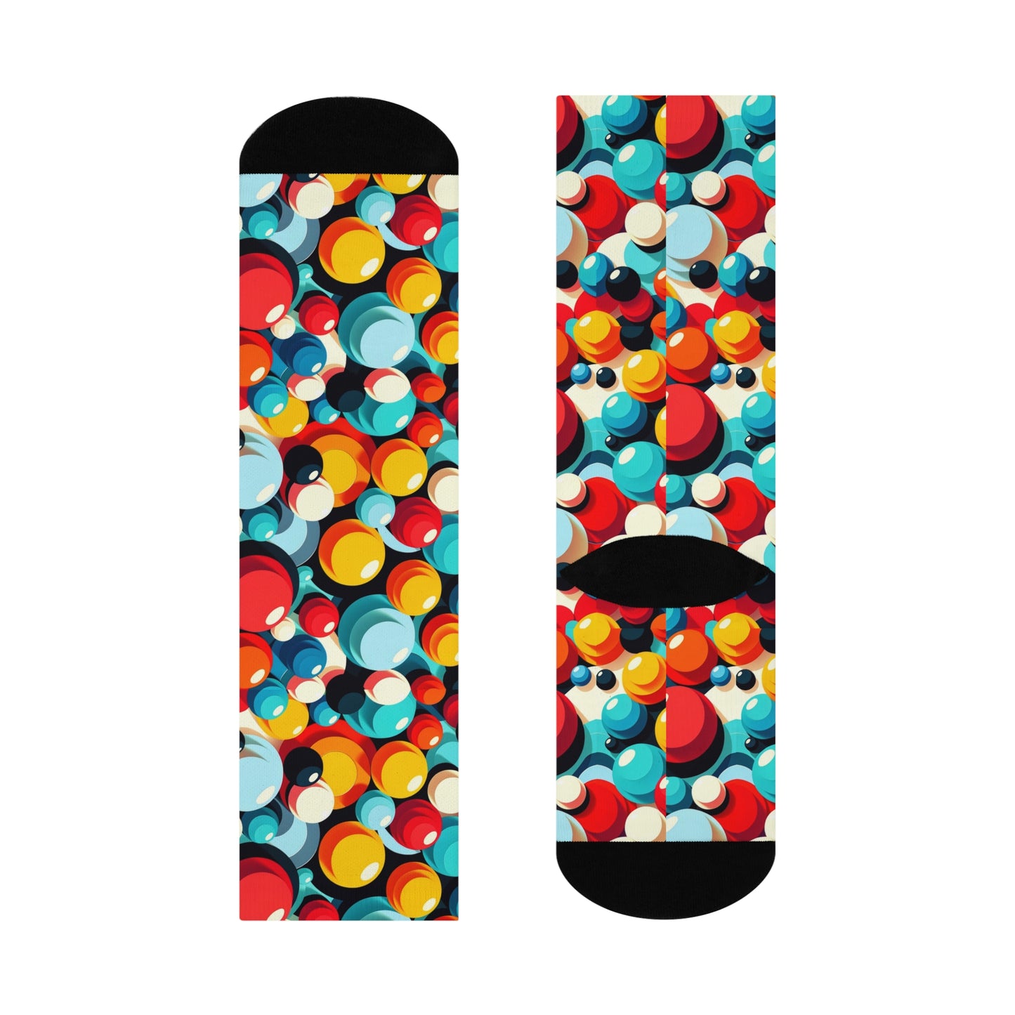Color Bubble Pop Crew Socks
