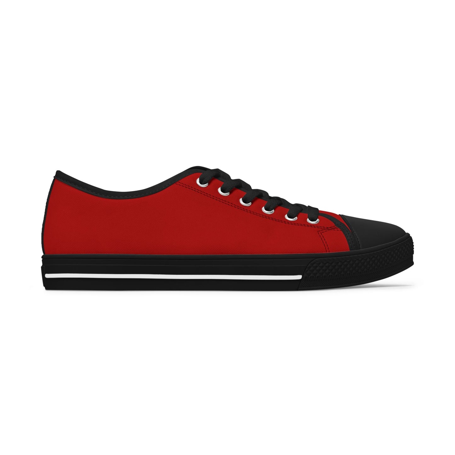 Women's Signal Red Low-Top Sneakers