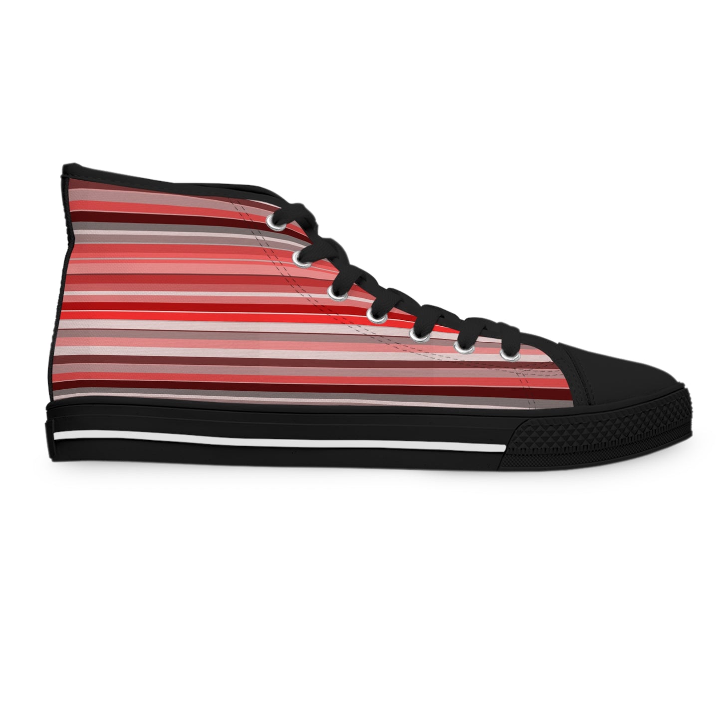 Women's Berry Stripe High-Top Sneakers