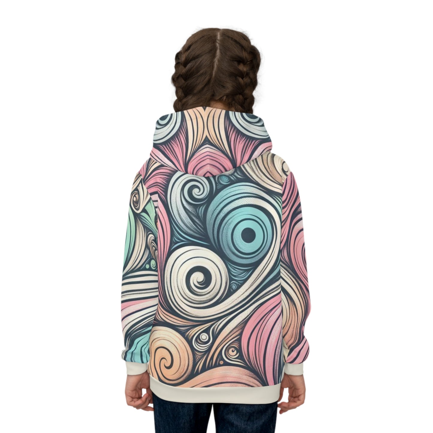 Kids Pastel Swirl Hoodie