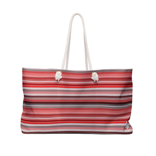 Berry Stripe Tote