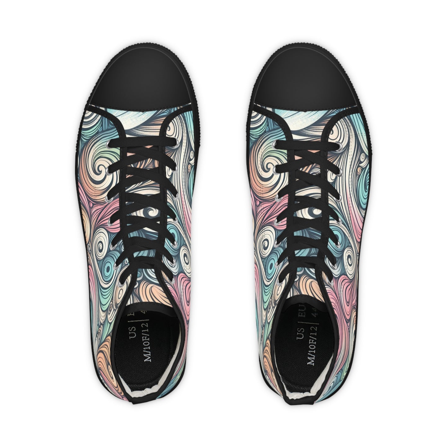 Men's Paste Swirl High-Top Sneakers