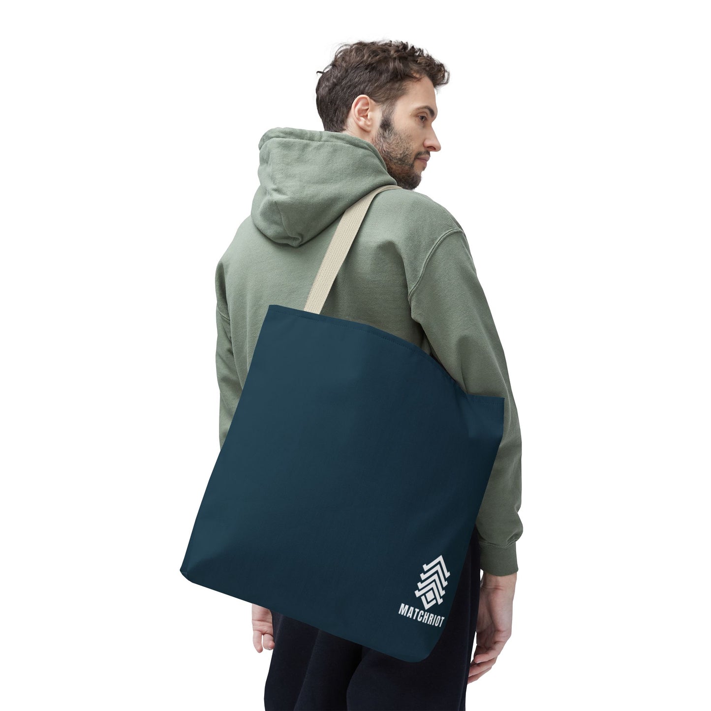 Midnight Teal Shoulder Tote