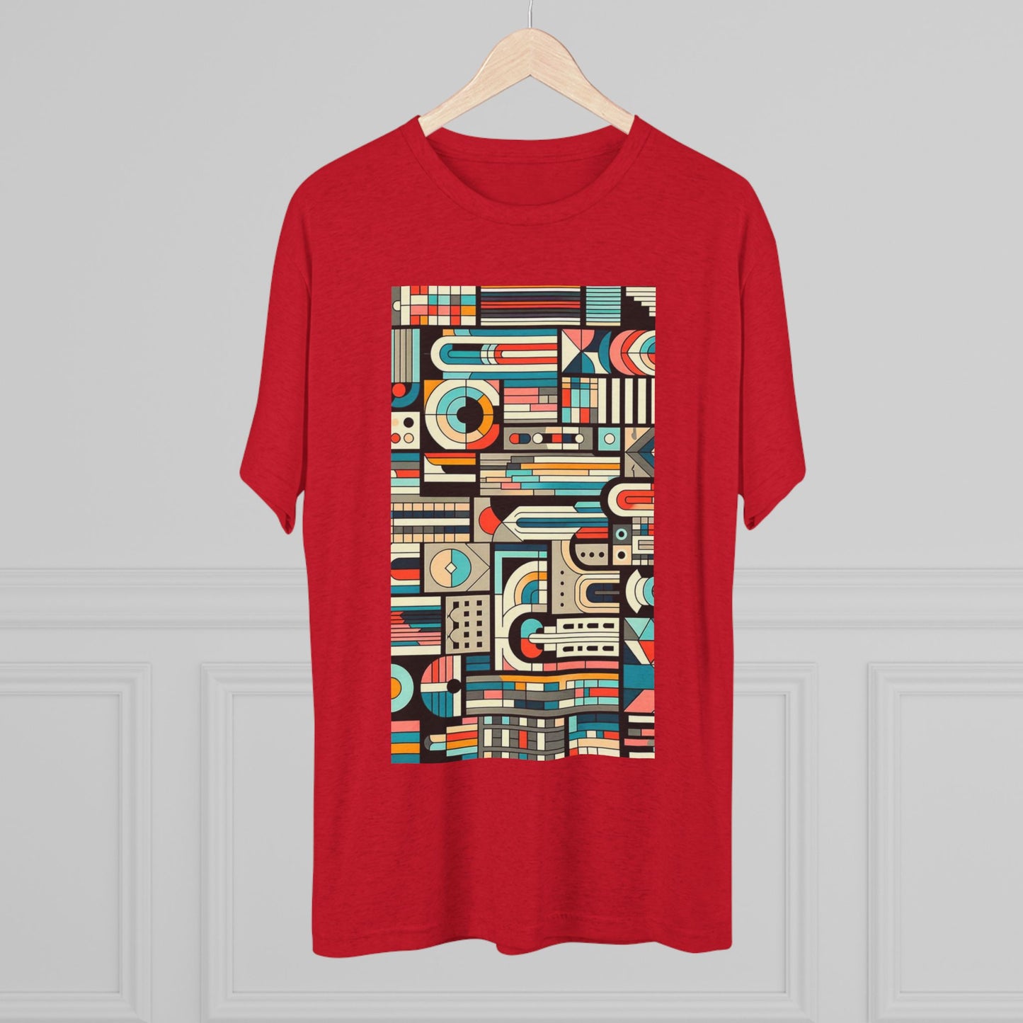Adult Geometric Cityscape T-Shirt