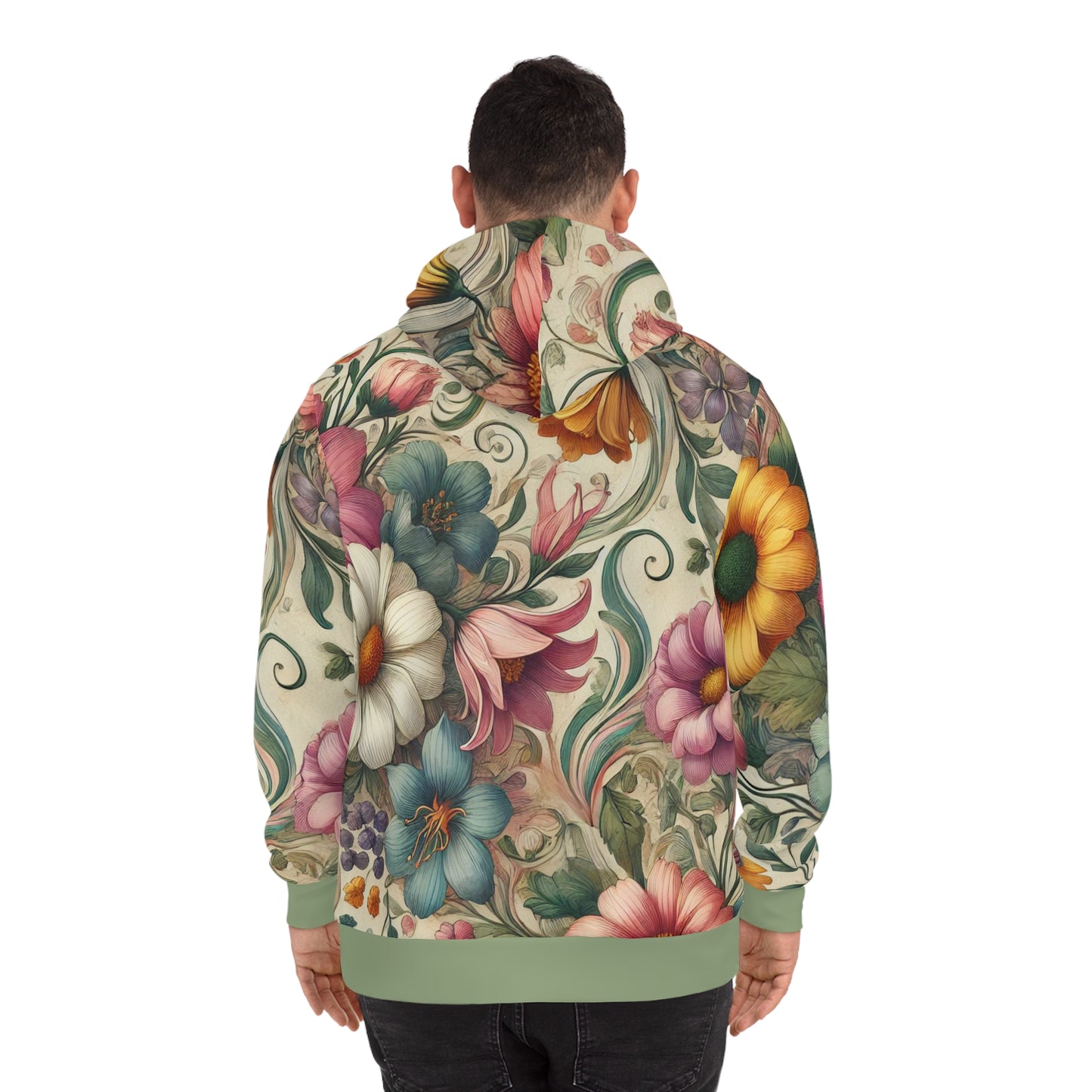 Adult Floral Vintage Hoodie