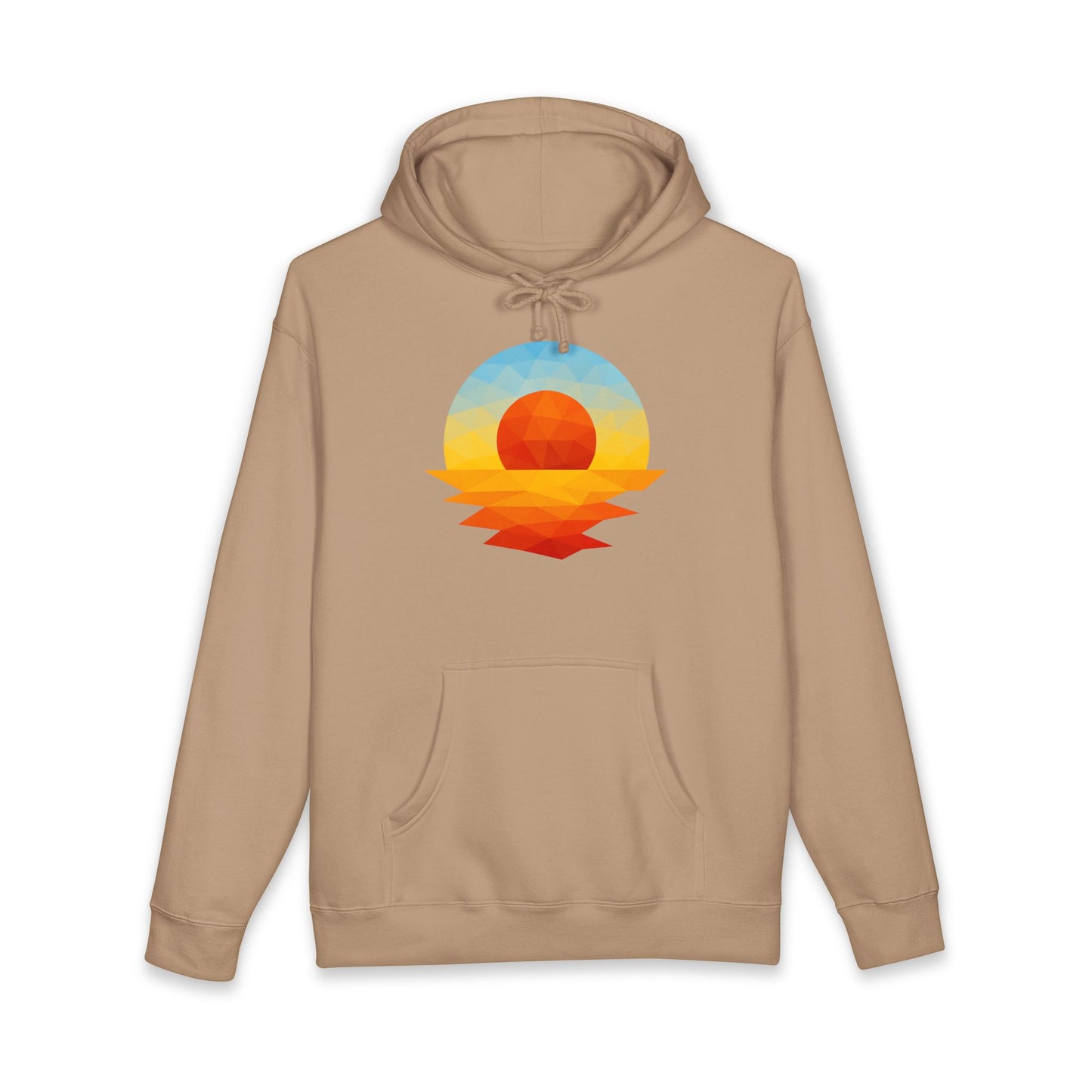 Adult Golden Hour Geometric Hoodie