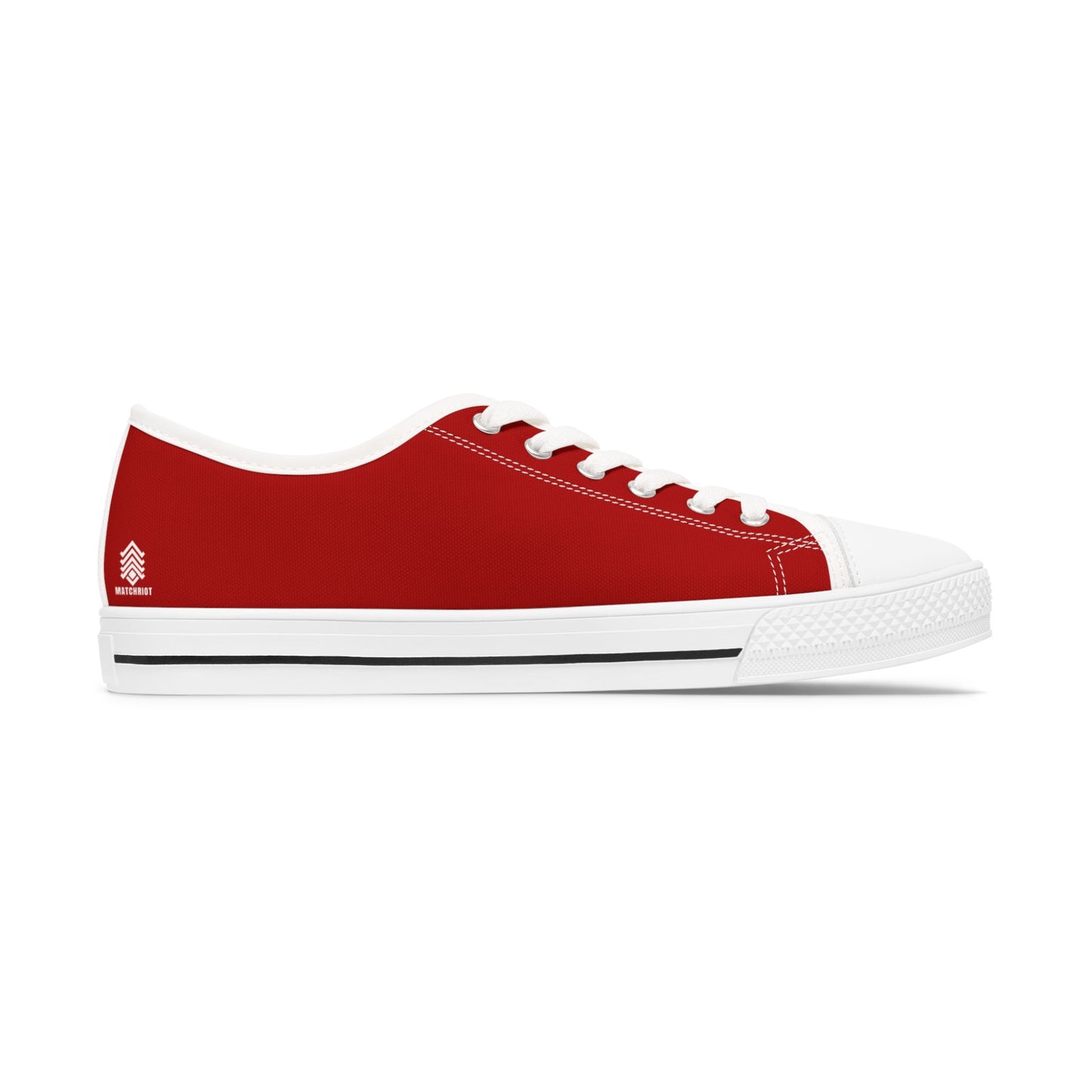 Women's Signal Red Low-Top Sneakers