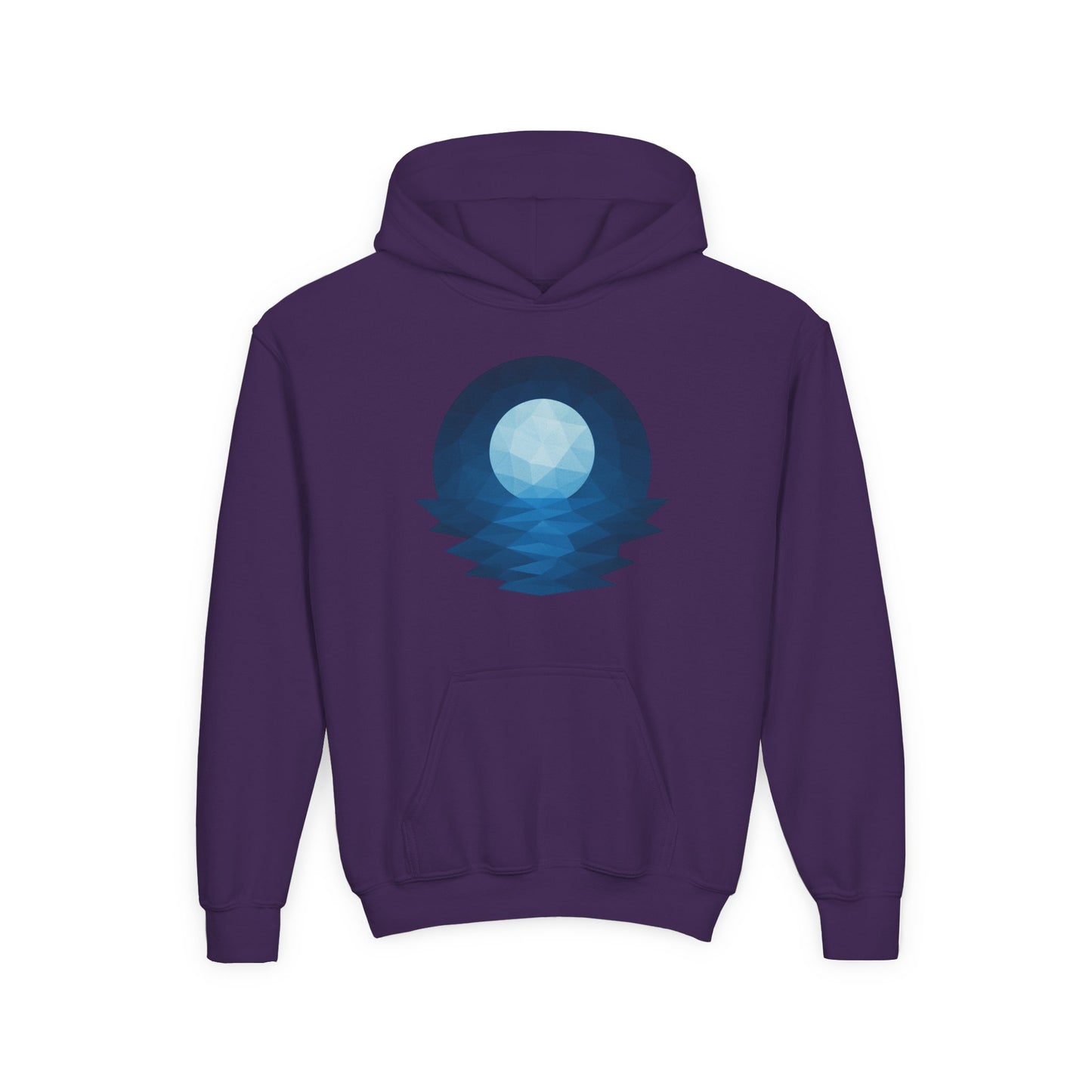 Kids Blue Moon Geometric Hoodie