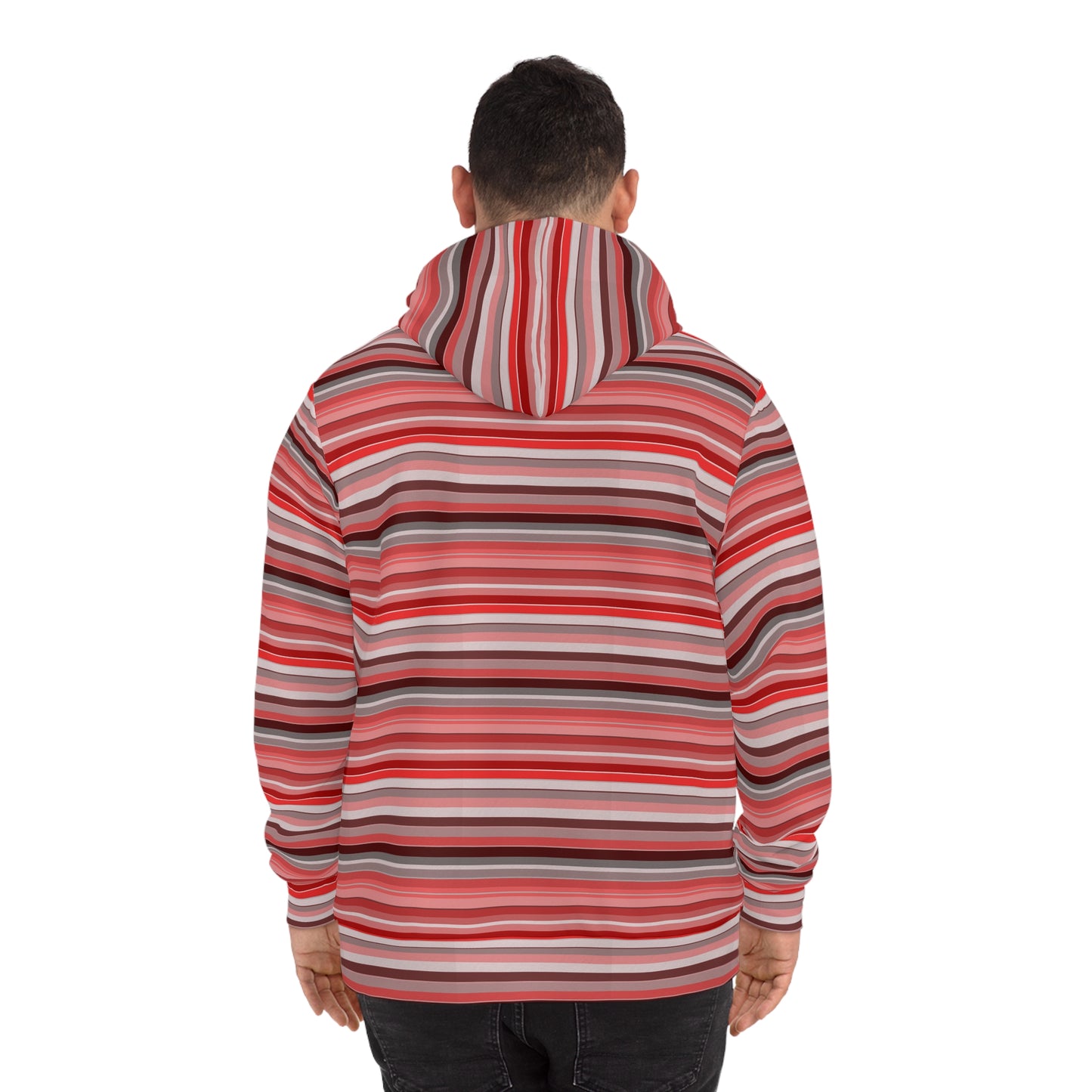 Adult Berry Stripe Hoodie