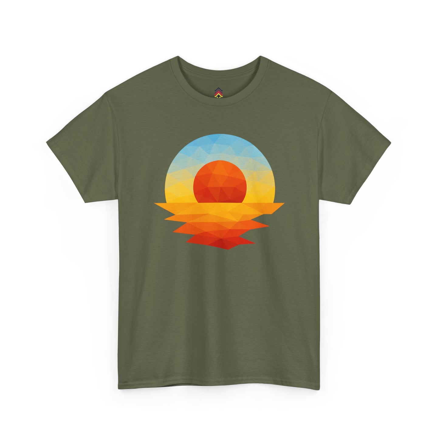 Adult Golden Hour Geometric T-shirt
