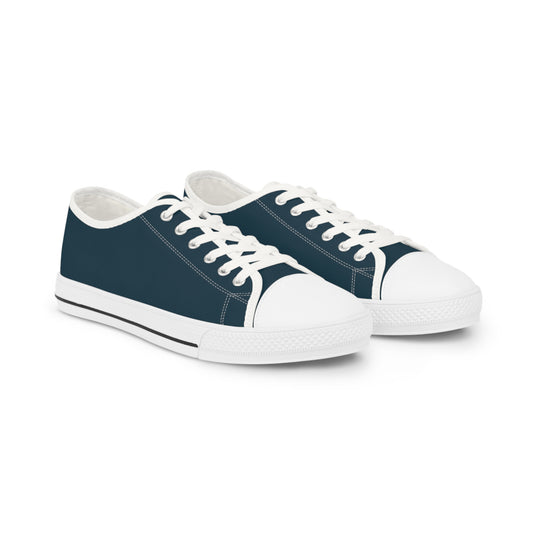 Men's Midnight Teal Low Top Sneakers