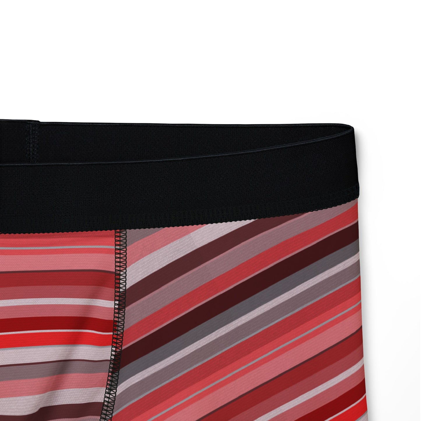 Men's Berry Stripe Boxer Briefs