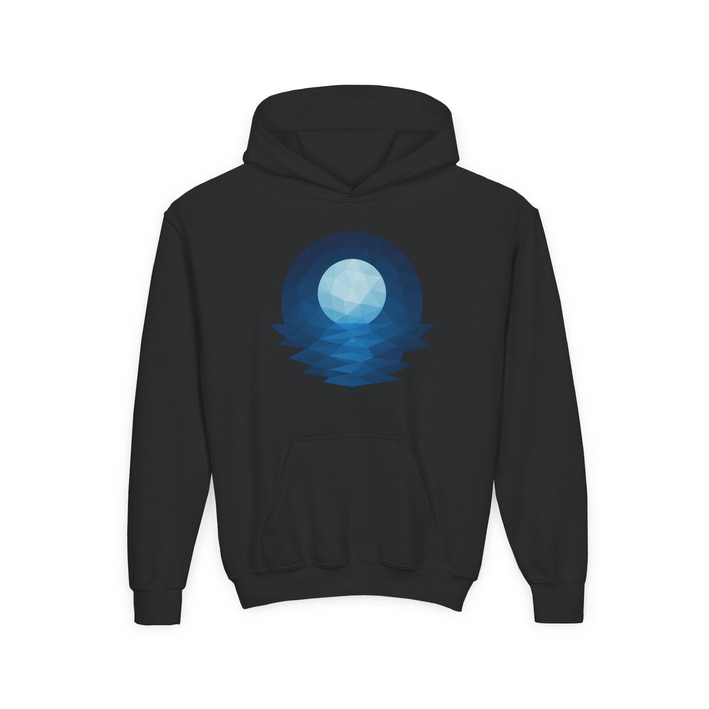 Kids Blue Moon Geometric Hoodie