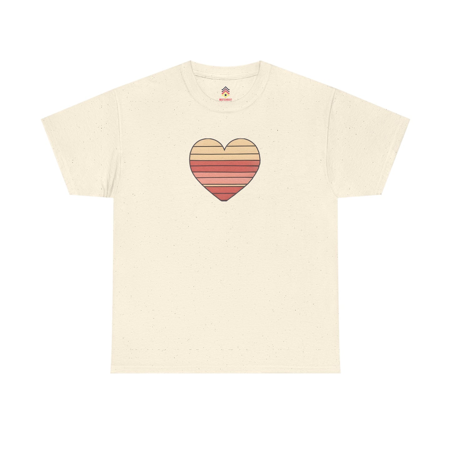 Adult Valentine's Day Retro Heart T-Shirt