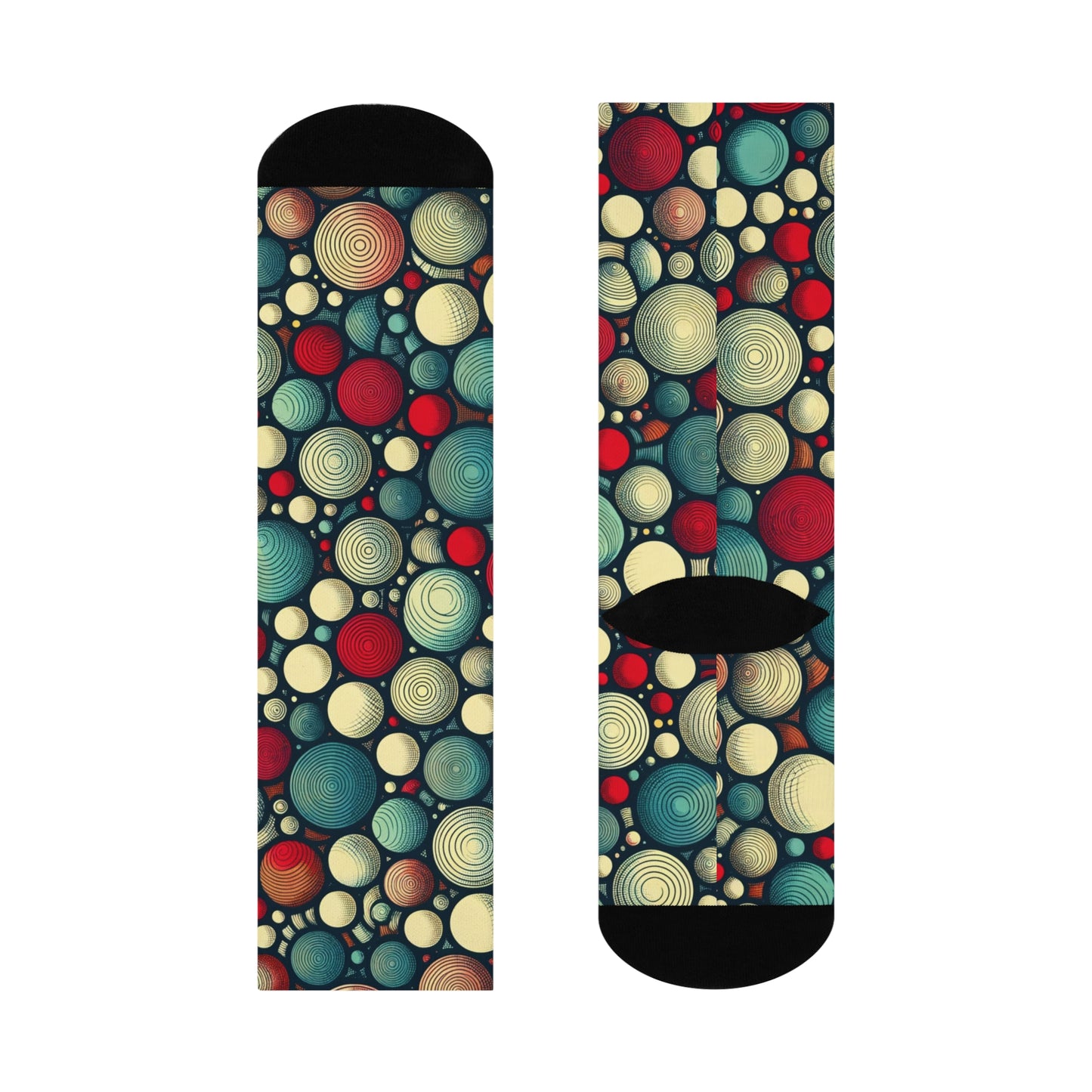 Retro Bubble Crew Socks