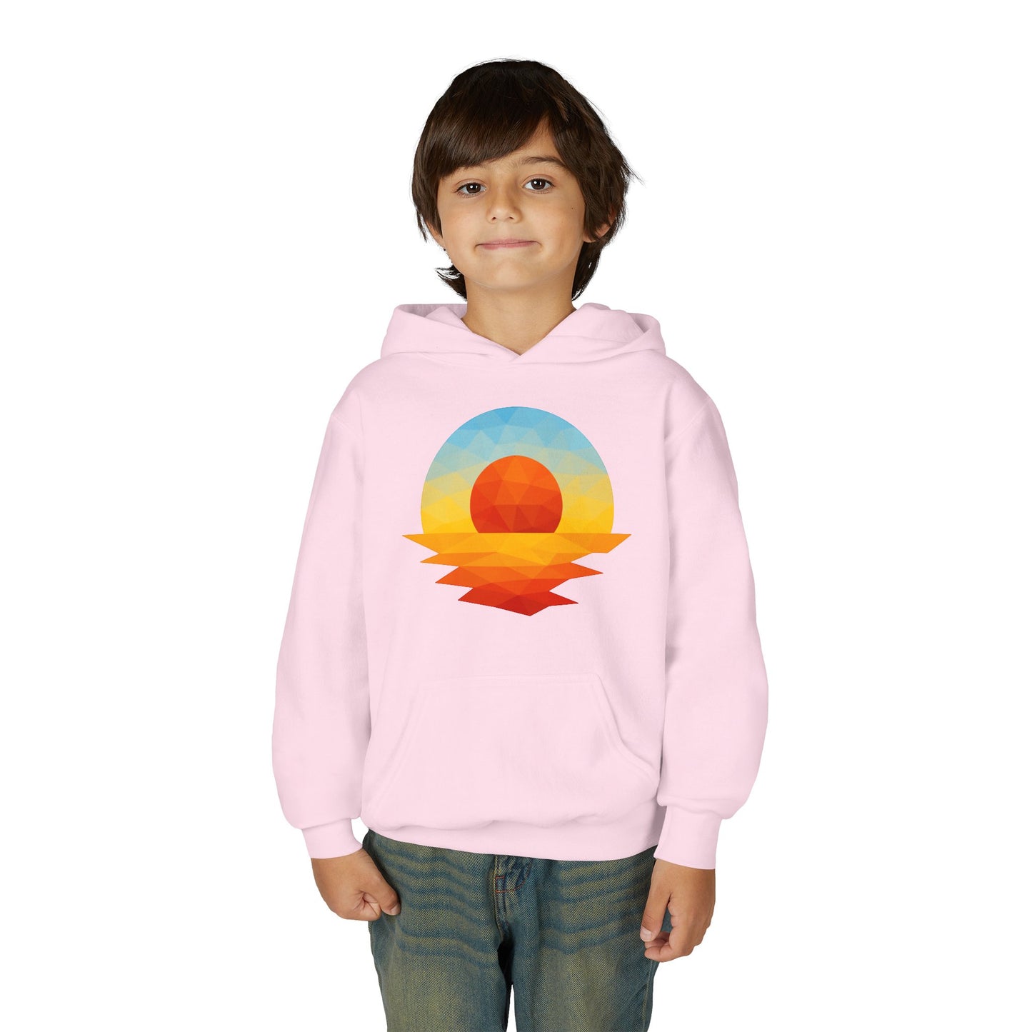 Kids Golden Hour Geometric Hoodie