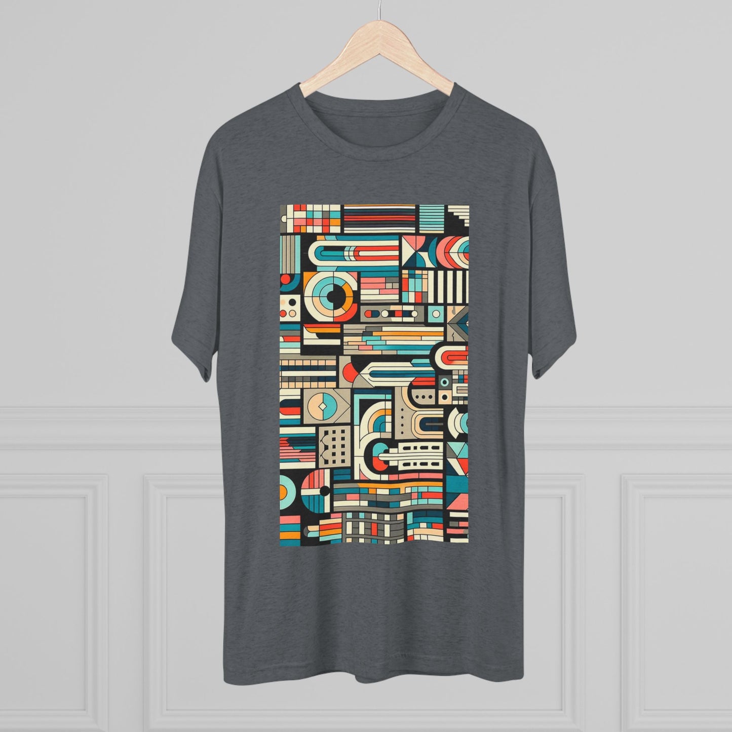 Adult Geometric Cityscape T-Shirt