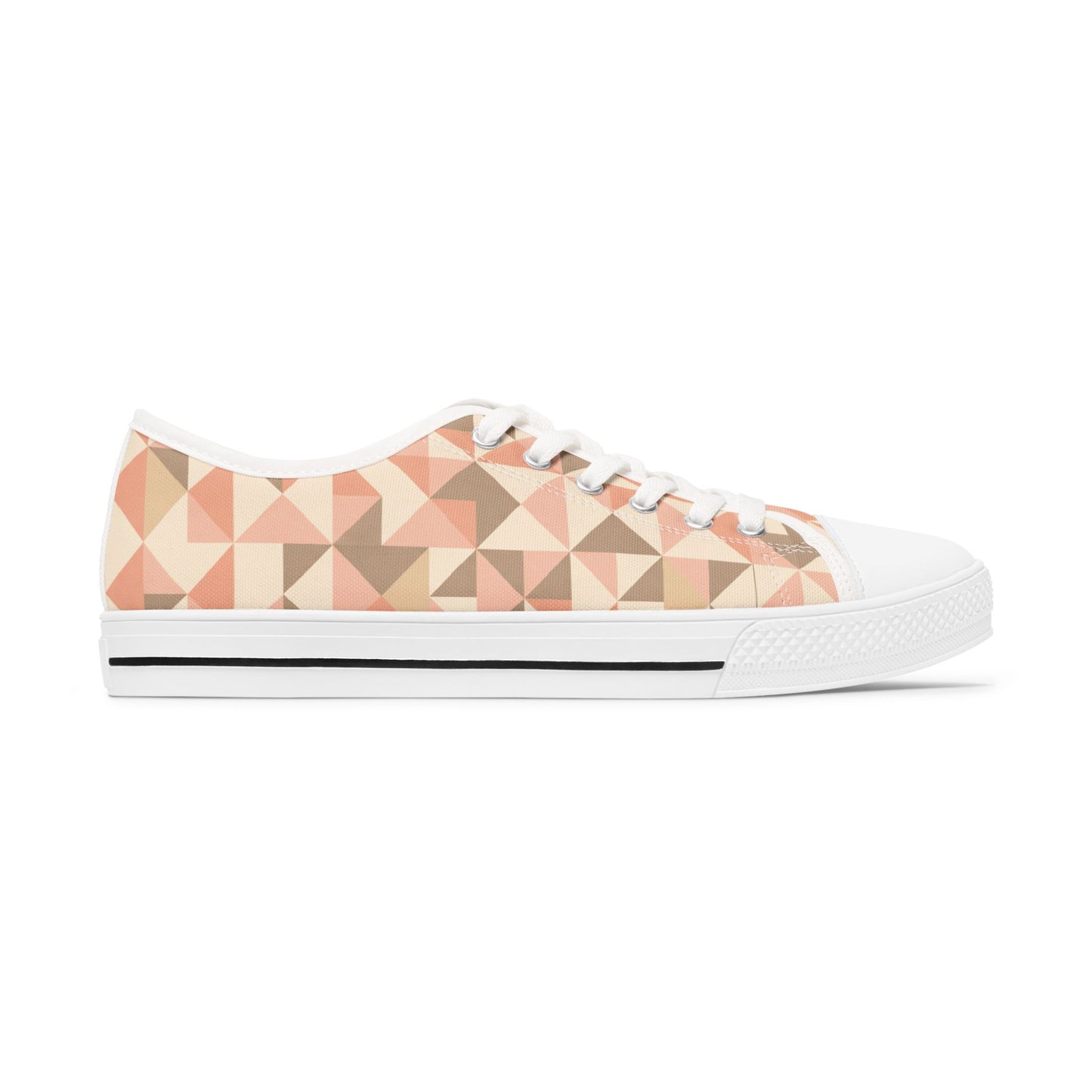 Women's Blush Mosaic Low-Top Sneakers