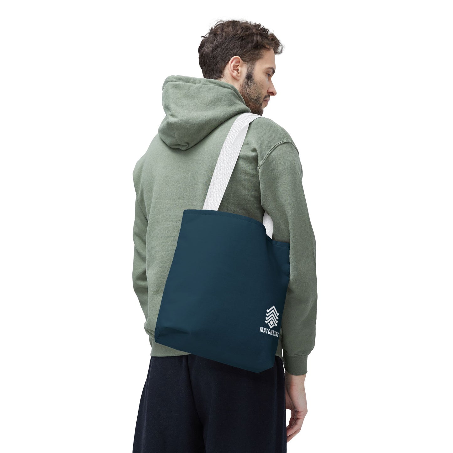 Midnight Teal Shoulder Tote
