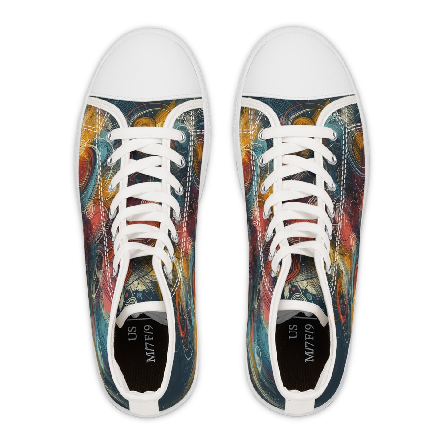 Women's Spiral Elegance Hoodie High-Top Sneakers