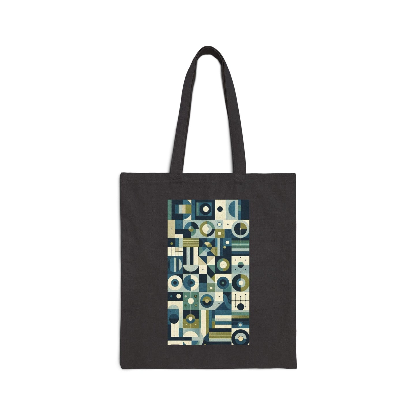 Geometric Blue Print Tote