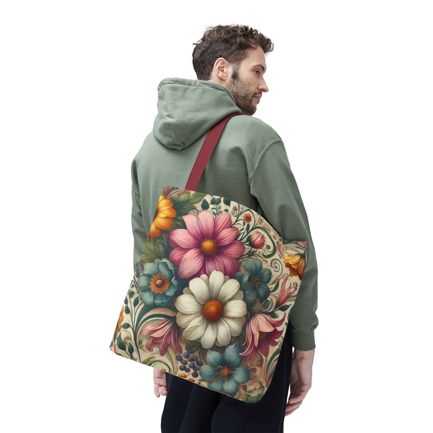 Floral Vintage Shoulder Tote
