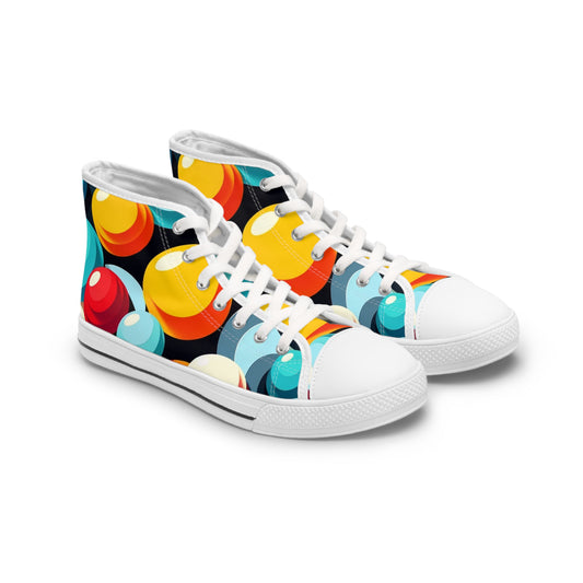 Women's Color Bubble Pop High-Top Sneakers