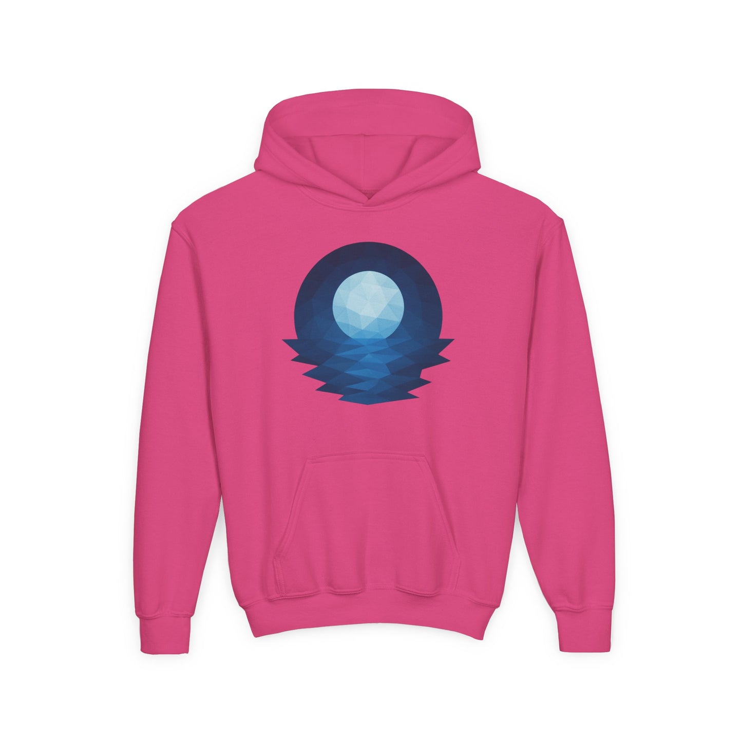 Kids Blue Moon Geometric Hoodie