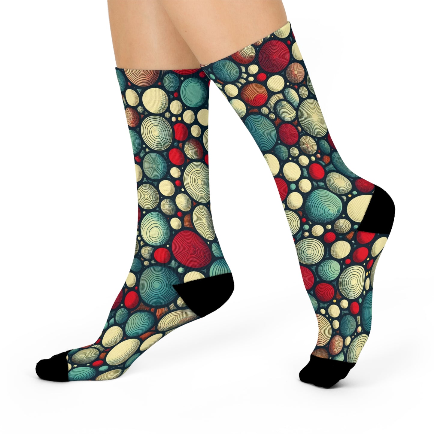 Retro Bubble Crew Socks