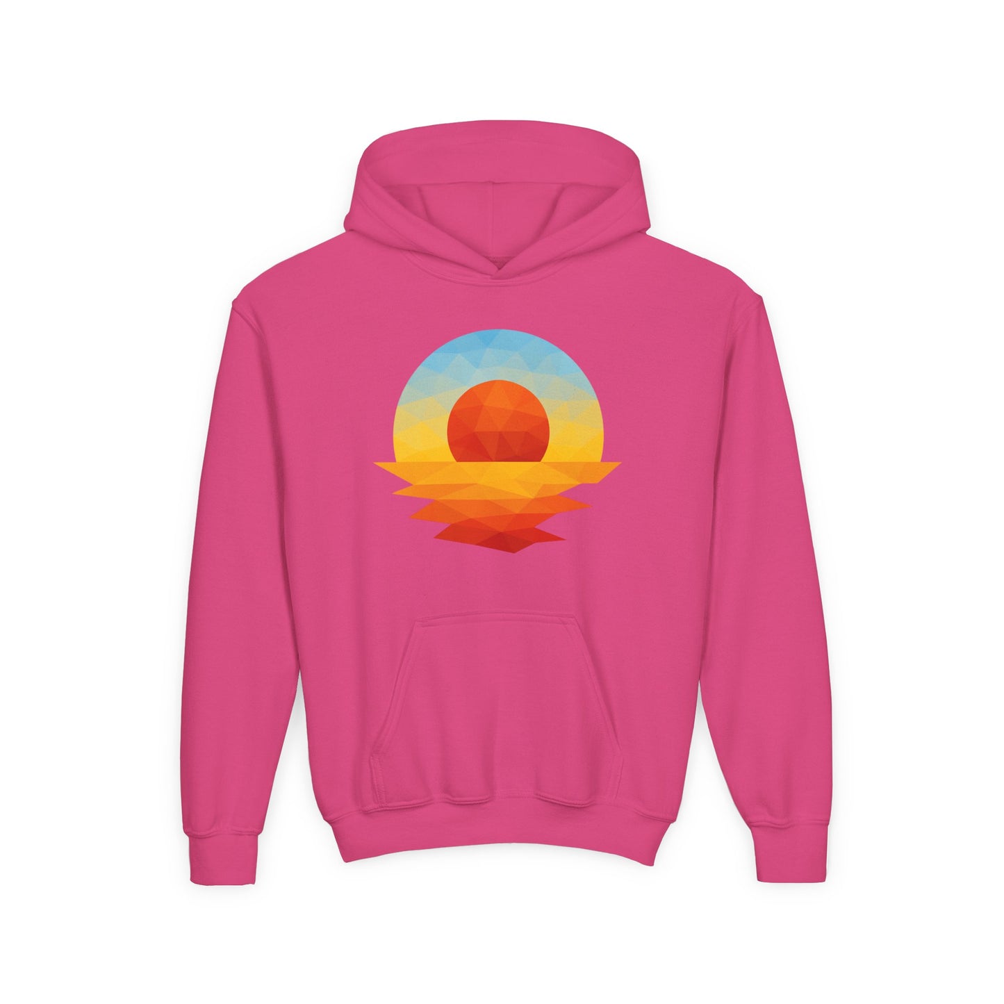 Kids Golden Hour Geometric Hoodie