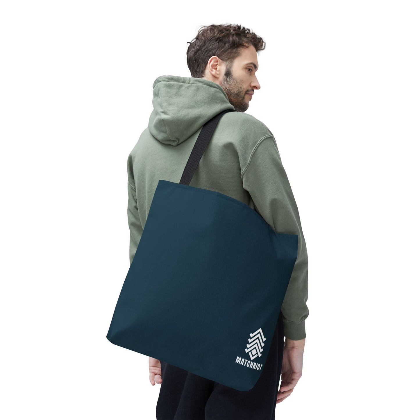 Midnight Teal Shoulder Tote