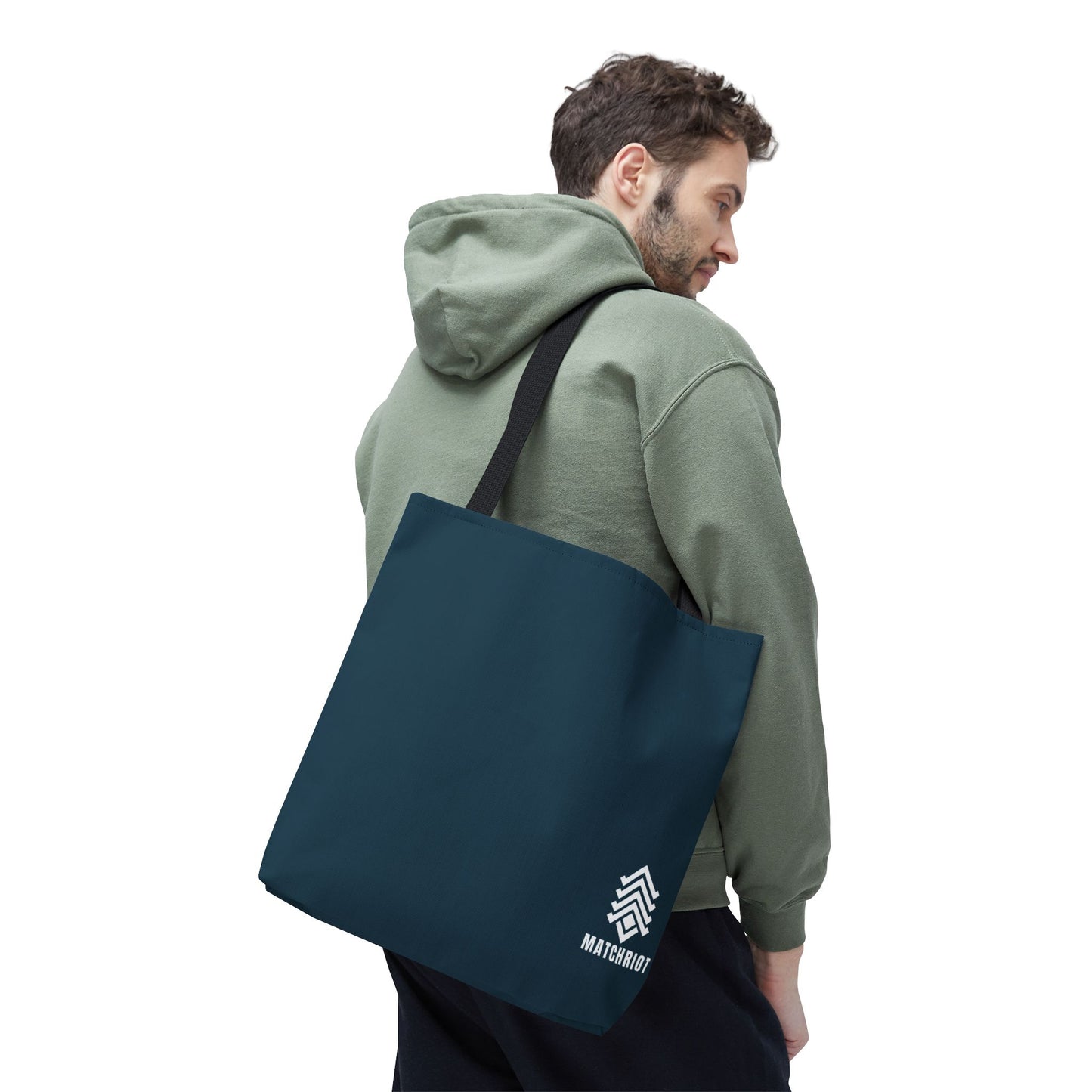 Midnight Teal Shoulder Tote