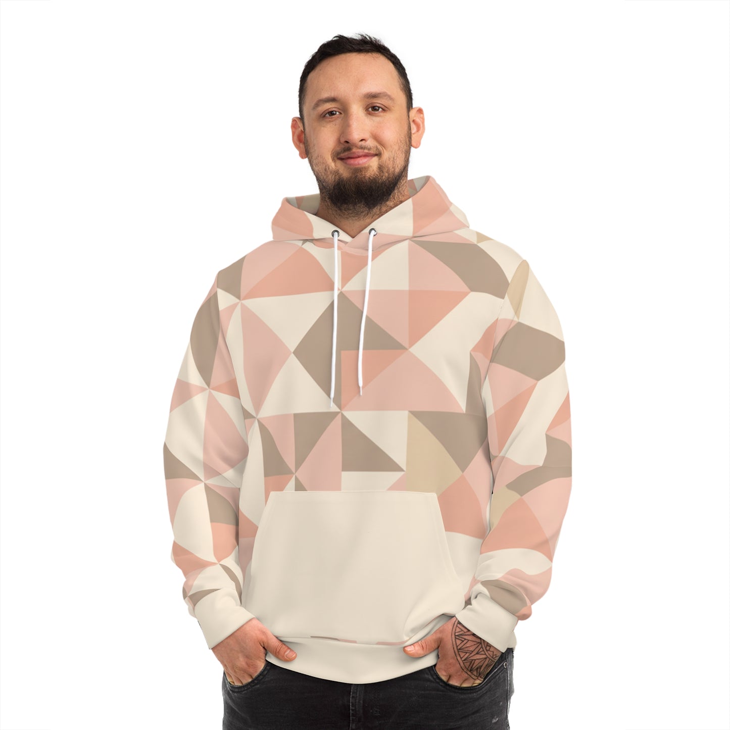 Adult Blush Mosaic Hoodie