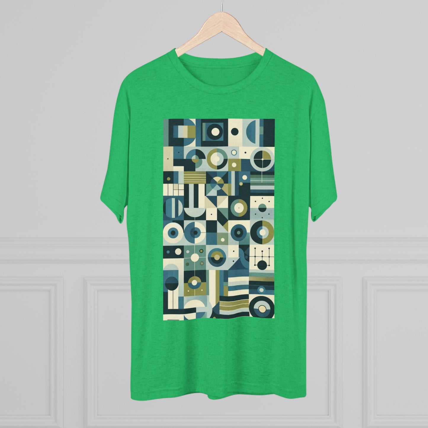 Adult Geometric Blue Print T-Shirt