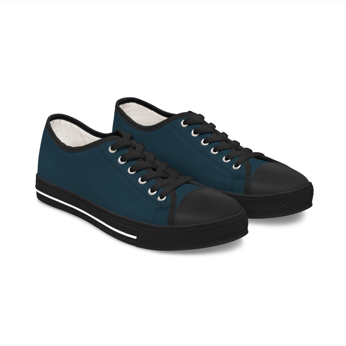Women's Midnight Teal Low-Top Sneakers