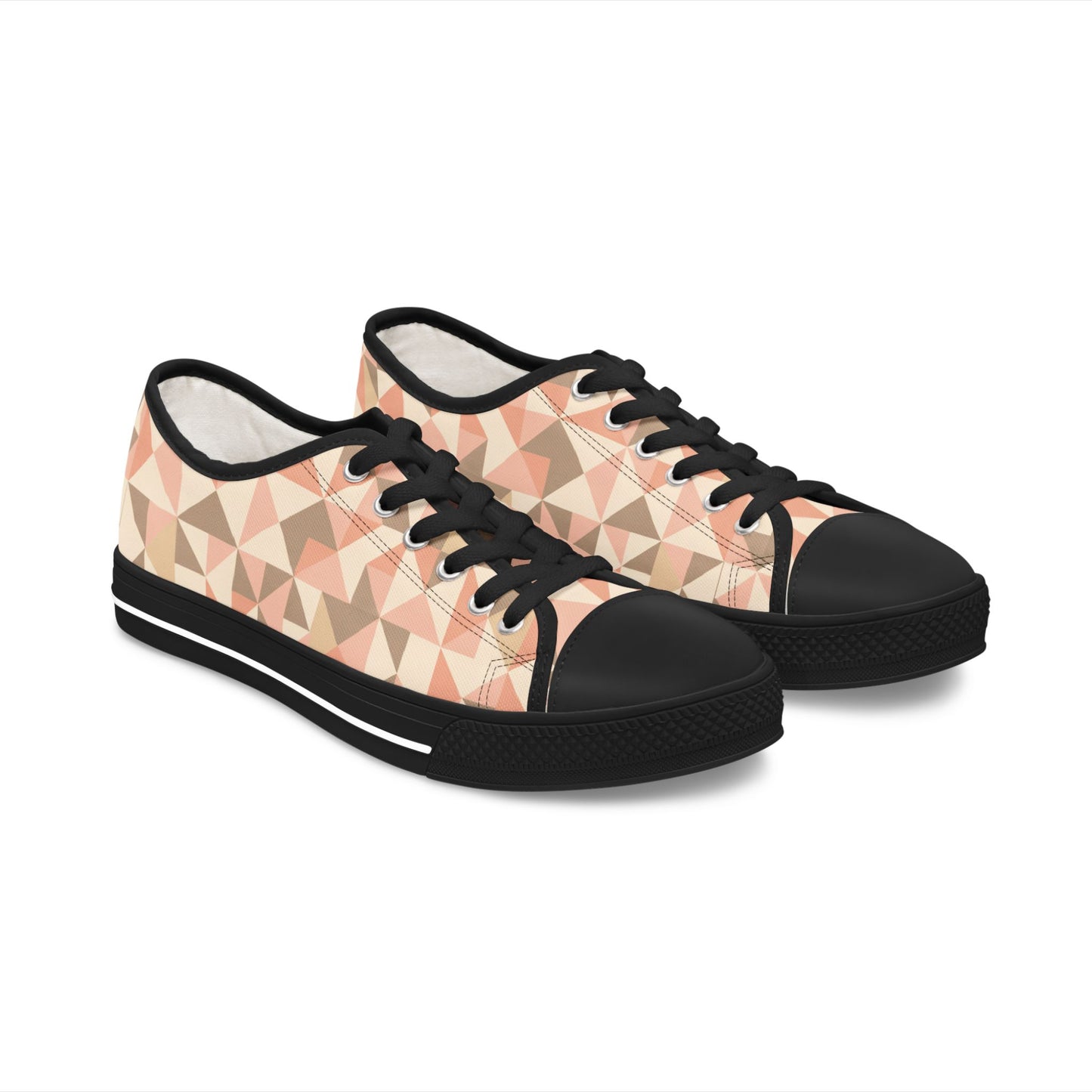 Women's Blush Mosaic Low-Top Sneakers