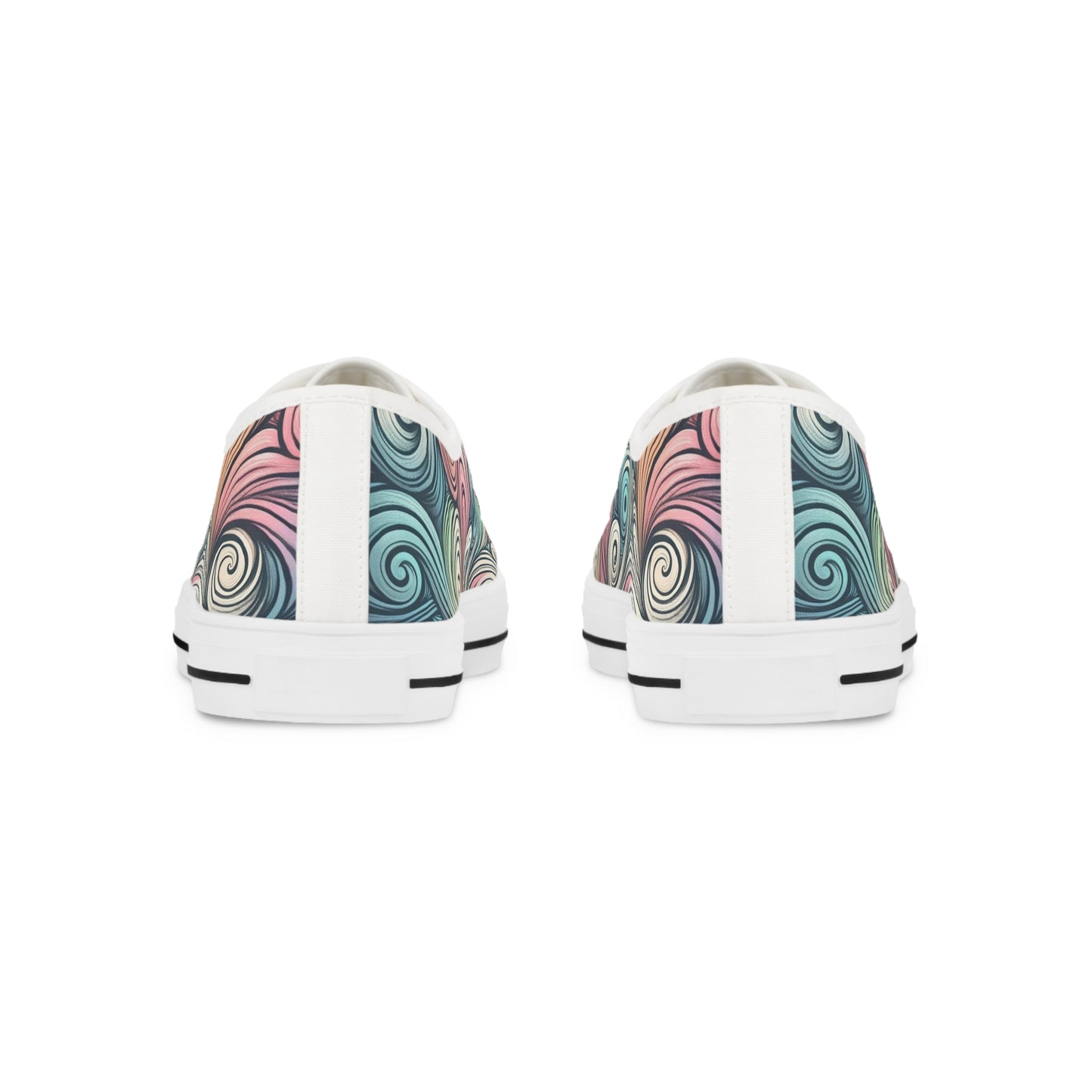 Men's Pastel Swirl Low Top Sneakers