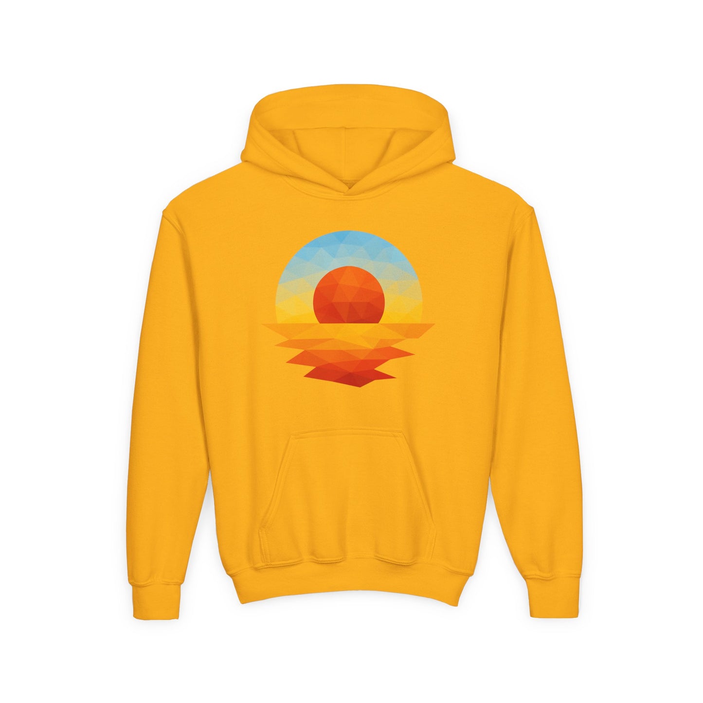 Kids Golden Hour Geometric Hoodie