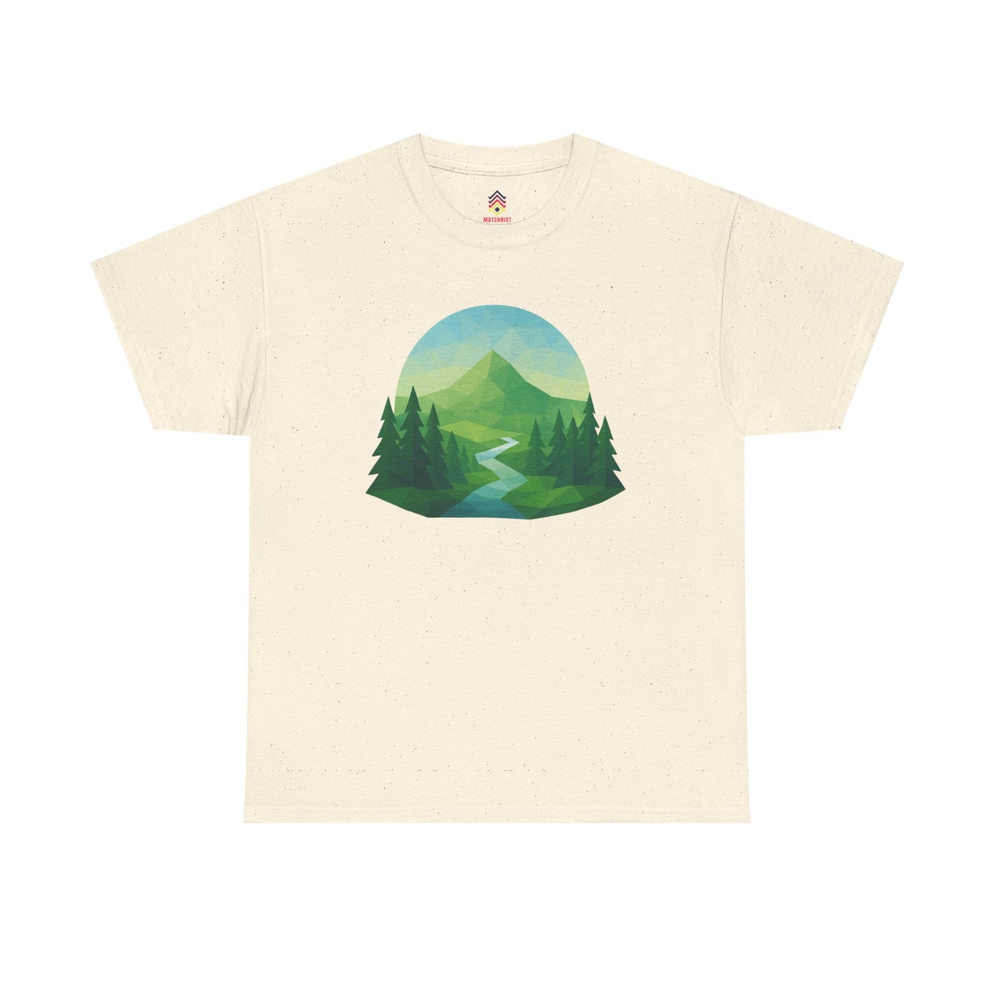 Adult Mountain Path Geometric T-shirt