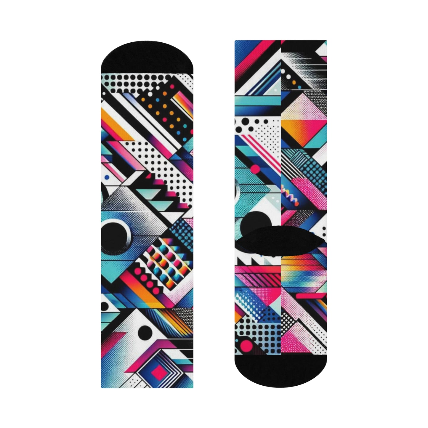 Prism Punk Crew Socks