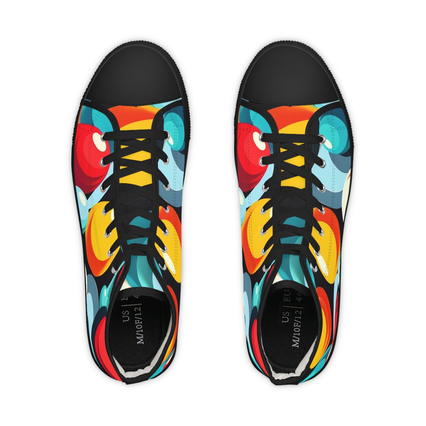 Men's Color Bubble Pop High-Top Sneakers