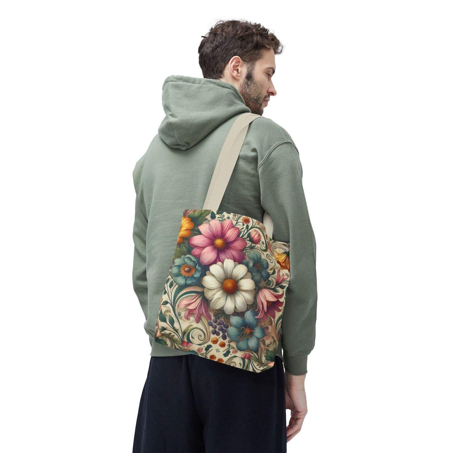 Floral Vintage Shoulder Tote