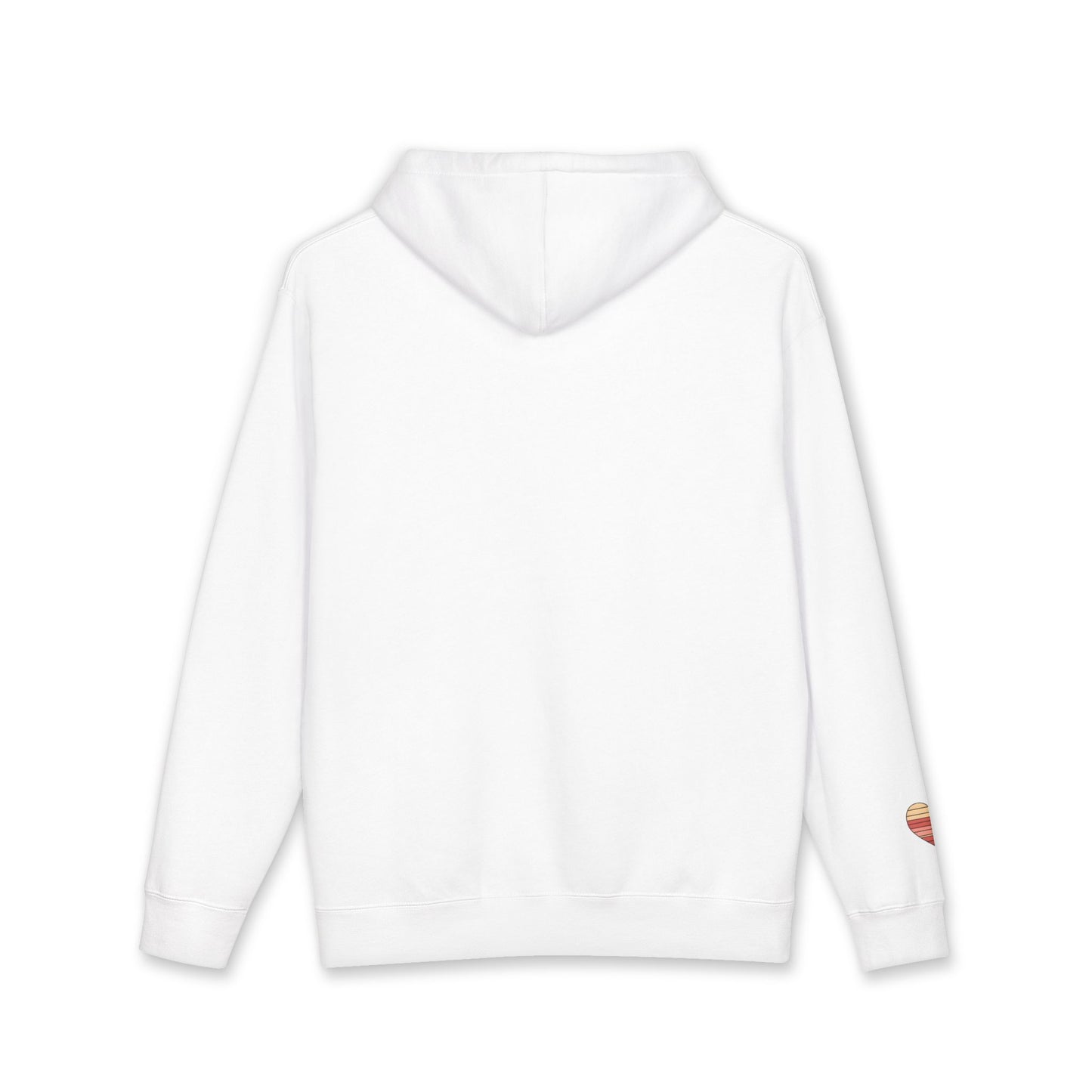 Adult Valentine's Day Retro Heart Hoodie